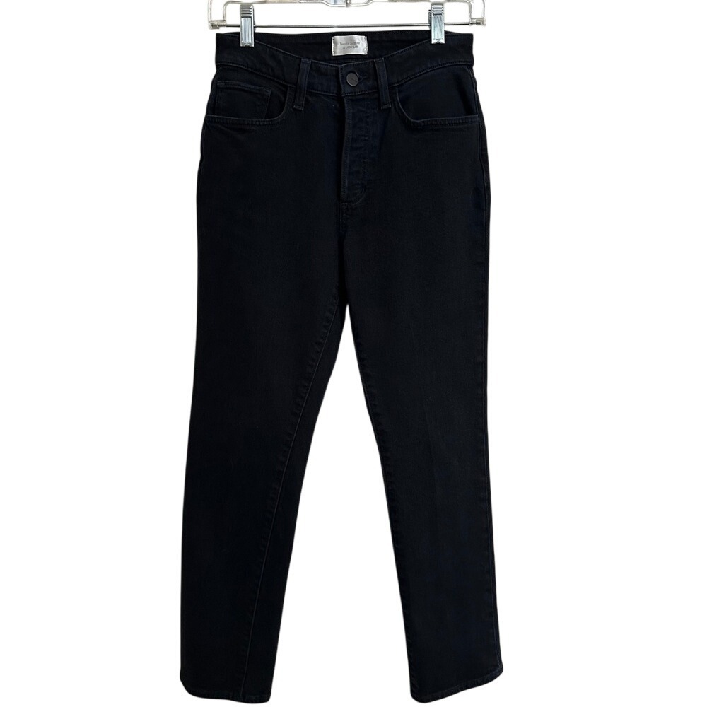 Favorite Daughter x Joe's Jeans Boulevard High Rise Straight Jeans Black 25‎